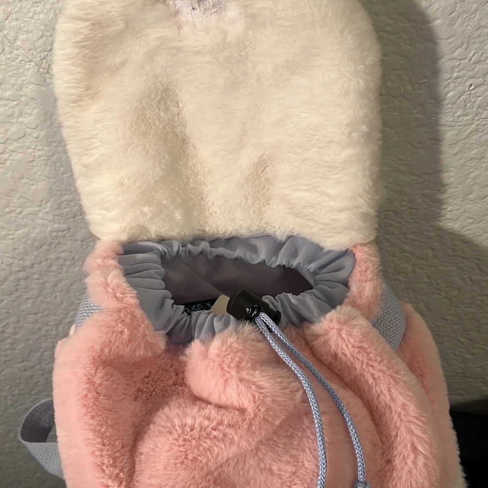 Joules Fuzzy Bunny Backpack